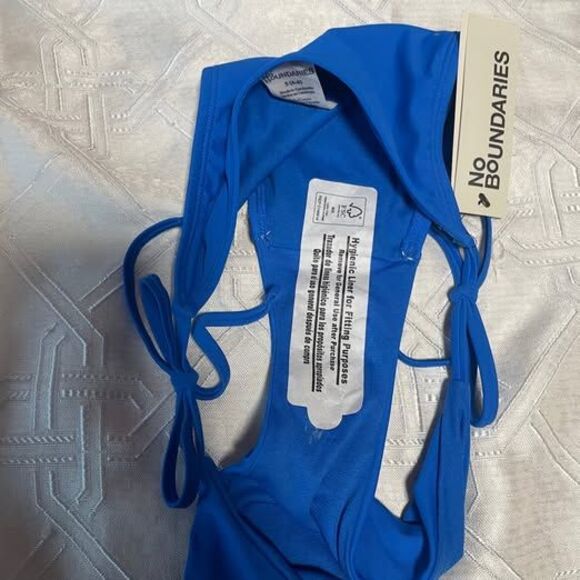 bnwt women's small blue bikini set - Picture 5 of 5
